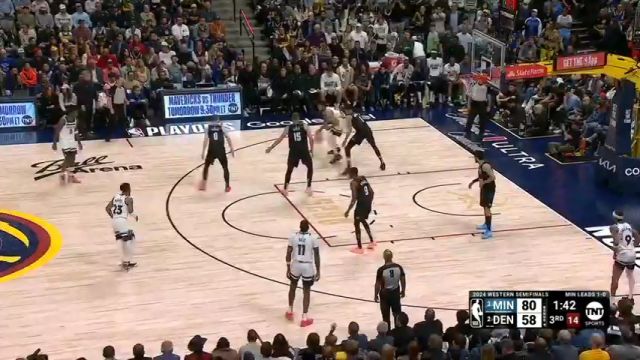 NBA季后赛：森林狼vs掘金二路徐静雨解说全场回放