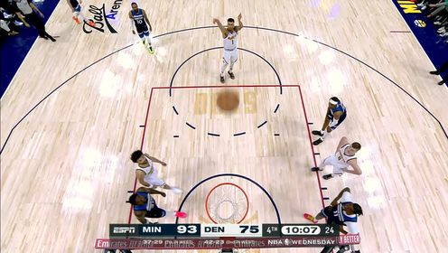 《丹佛掘金》NBA常规赛：森林狼vs掘金第4节中文解说回放
