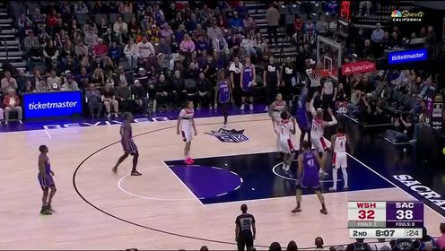 《NBA全场集锦》NBA常规赛：奇才vs国王第2节中文解说回放
