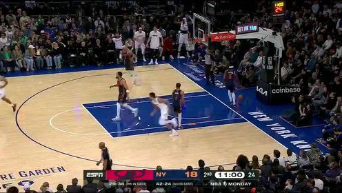 《NBA全场集锦》【回放】NBA常规赛：热火vs尼克斯第2节英文原声回放
