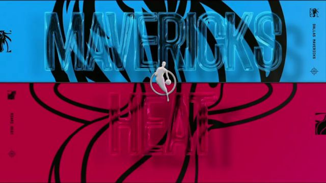 NBA常规赛：独行侠vs热火第2节英文原声回放
