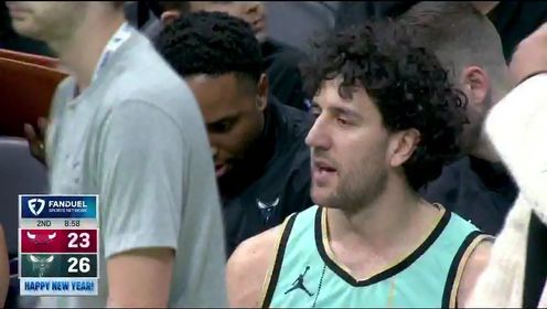 《NBA全场集锦》 NBA常规赛：公牛vs黄蜂第2节中文解说回放