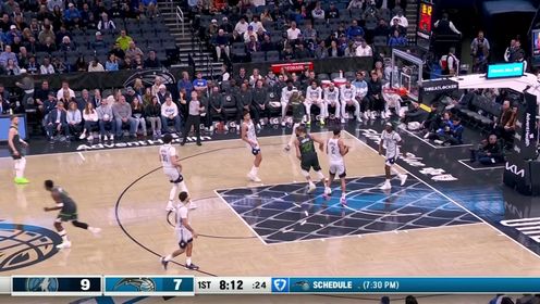 《NBA全场集锦》开局手感滚烫！爱德华兹三分疯狂开火弹无虚发