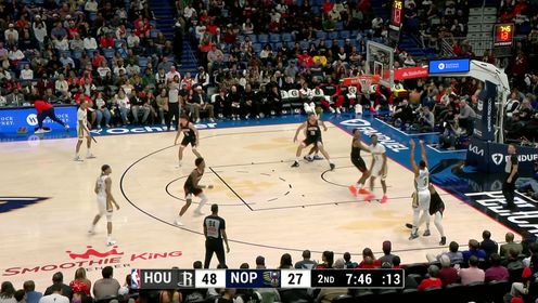 《NBA全场集锦》球队进攻全得靠我！麦科勒姆连中两记外线三分帮助球队追分