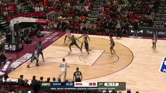 NBA夏季联赛：灰熊vs热火英文原声全场回放