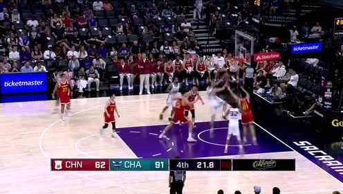 《NBA全场集锦》【回放】NBA夏季联赛：中国男篮vs黄蜂第4节中文解说回放