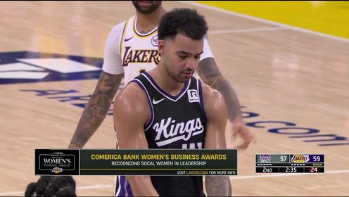 《洛杉矶湖人》NBA常规赛：国王vs湖人英文原声全场回放