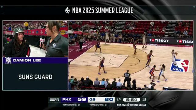 NBA夏季联赛：太阳vs勇士第4节中文解说回放
