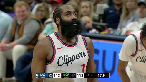 《NBA全场集锦》【回放】NBA常规赛：快船vs鹈鹕第4节英文原声回放