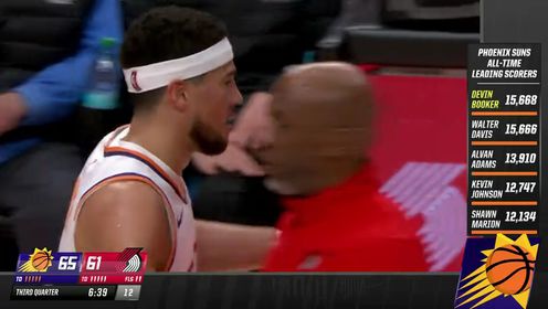 《波特兰开拓者》NBA常规赛：太阳vs开拓者第3节中文解说回放