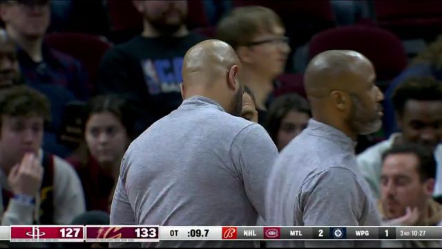 NBA常规赛：火箭vs骑士加时一中文解说回放
