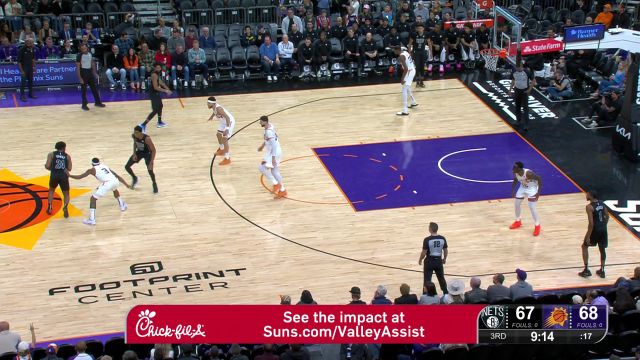 篮网vs太阳精华回放 杜兰特复出太阳三巨头合体不敌篮网