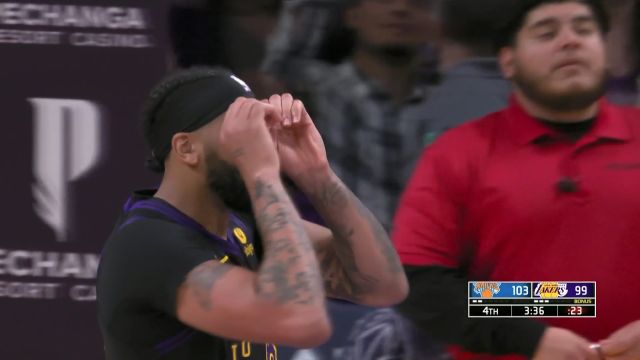 詹姆斯反击暴扣分差只剩四分！BIG胖：今天是个好日子，心想的事儿都能成~