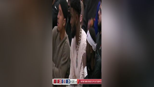 NBA常规赛：开拓者vs快船第1节英文原声回放