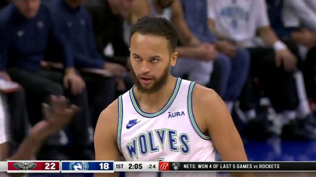 NBA常规赛：鹈鹕vs森林狼英文原声全场回放