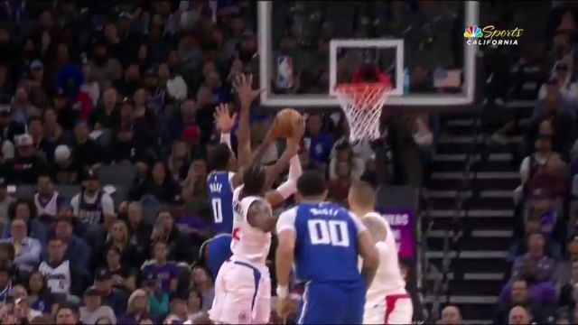 NBA常规赛：快船vs国王英文原声全场回放