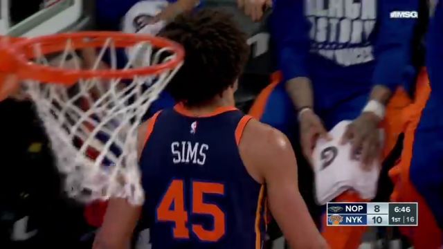 NBA常规赛：鹈鹕vs尼克斯英文原声全场回放