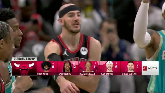 NBA常规赛：公牛vs黄蜂英文原声全场回放