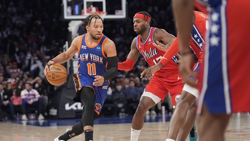 《NBA全场集锦》【原声】76人79-73尼克斯 布伦森19+8不敌残阵76人