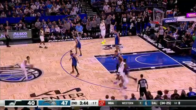 NBA常规赛：爵士vs魔术第2节英文原声回放