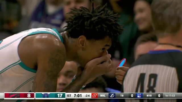 猛龙vs黄蜂第1节英文原声回放