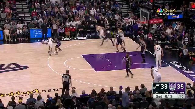 NBA常规赛：爵士vs国王英文原声全场回放