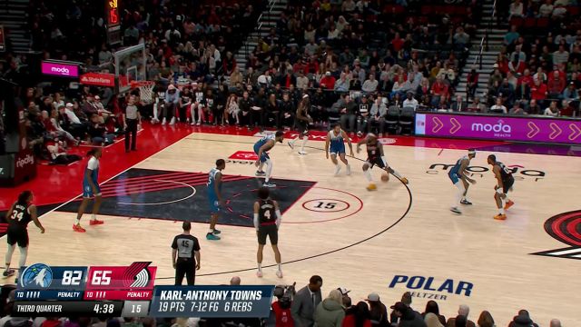 格兰特vs森林狼集锦 砍下全队最高20分奉献精彩暴扣