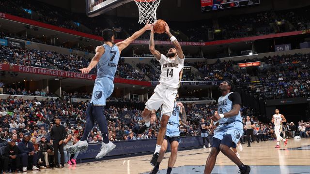 鹈鹕96-87灰熊 JJJ22+6 鹈鹕五人上双力克灰熊