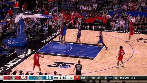 《NBA全场集锦》我的地盘我做主！艾萨克死亡跟进抡锤大帽摁下对手