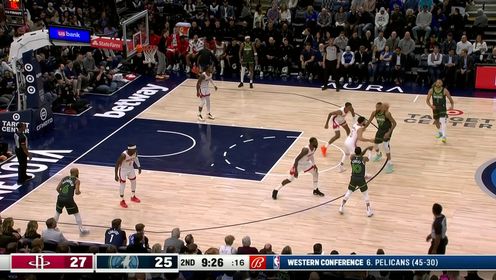 《NBA全场集锦》无人能挡！戈贝尔无惧围追堵截篮下强起暴扣得手