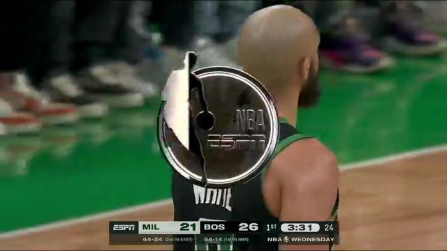 NBA常规赛：雄鹿vs凯尔特人英文原声全场回放