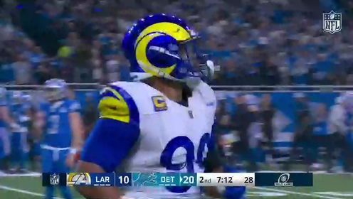 全景NFL_23/24赛季NFL季后赛:公羊23-24雄狮_【达阵】少见战术!三人叠加拉到内侧雄狮拉布塔接球达阵_高清1080P在线观看平台_腾讯视频