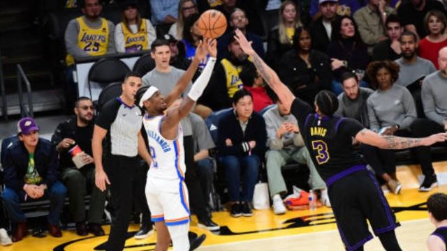 雷霆105-112湖人 亚历山大24+6戴维斯27+15一锤定音