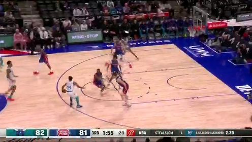 《NBA全场集锦》【回放】黄蜂vs活塞英文原声全场回放