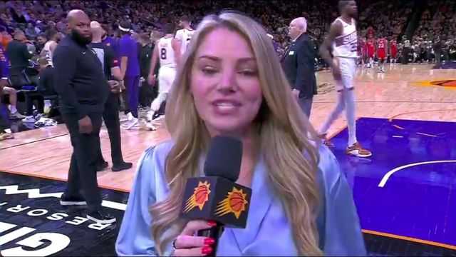 NBA常规赛：76人vs太阳第3节英文原声回放