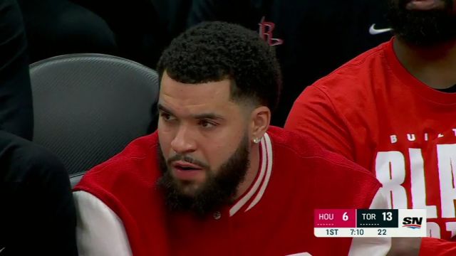 NBA常规赛：火箭vs猛龙第1节中文解说回放