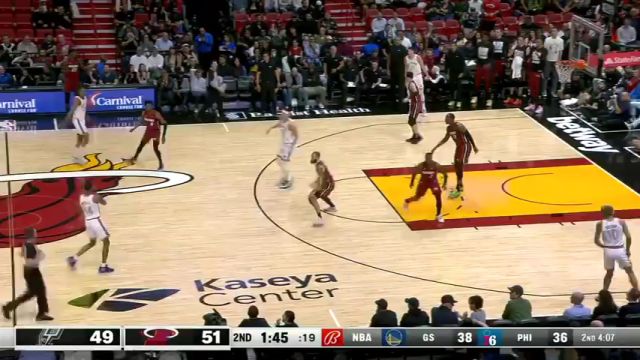 马刺vs热火第2节中文解说回放