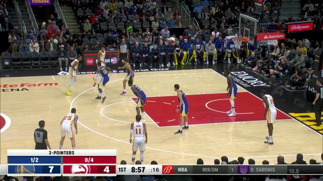 强势冲击勇士防线 卡佩拉穆雷接连发难送出暴扣