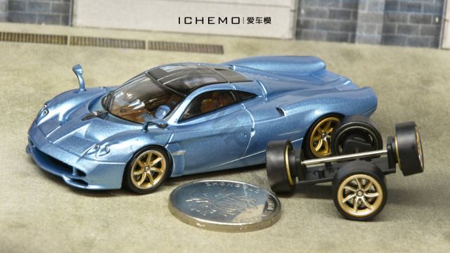 CM Model 1:64 合金材质 Huayra Codalunga 汽车模型