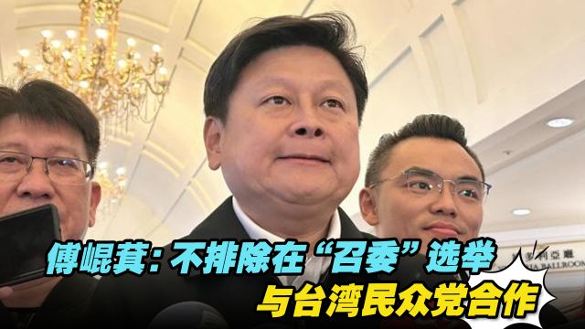 国民党党团总召傅崐萁:不排除在“召委”选举与台湾民众党合作⠀