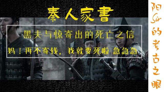 秦人家书:妈,再不寄钱我就要死啦,急急急,黑夫与惊的死亡之书