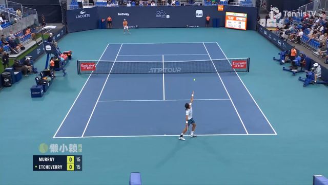 2024ATP迈阿密大师赛R2 穆雷vs埃切维里