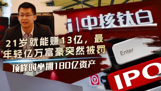 王泽龙:从21岁赚13亿到如今处罚上亿