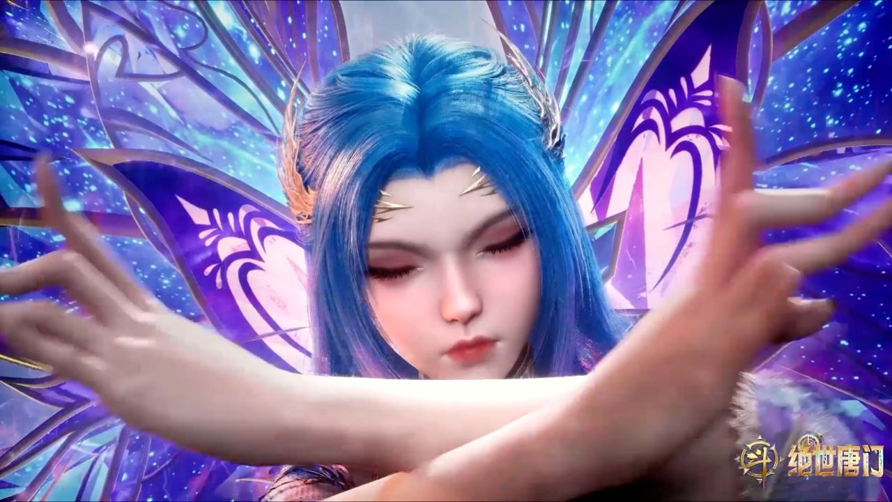 斗罗大陆2绝世唐门:唐舞桐光明龙神蝶绝美登场,和王弈衡打的不相上下_高清1080P在线观看平台_腾讯视频