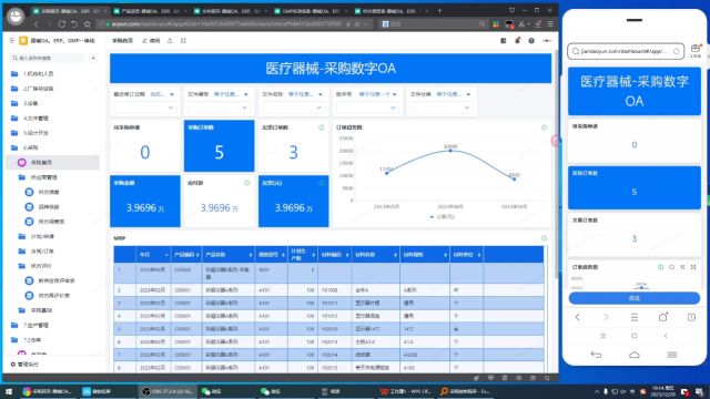 医疗器械质量监督软件采购管理系统GMP6.3.2供方调查表