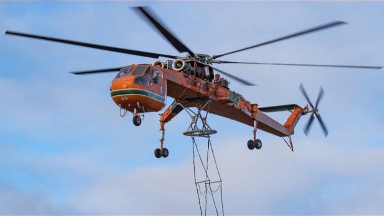 浅谈骨骼奇异的大力神:西科斯基s-64空中吊车.