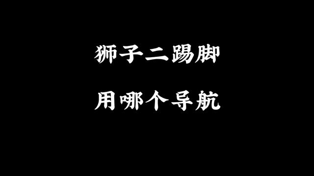 狮子的二踢脚扔的那么准,用的是什么导航?