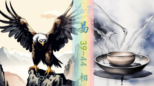 对称的易之相:水山蹇、雷水解,山泽损、风雷益,泽天夬、天风姤