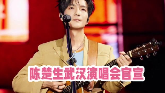 这就是陈楚生武汉演唱会官宣的好消息!春晚过后,陈楚生迎来最好演出