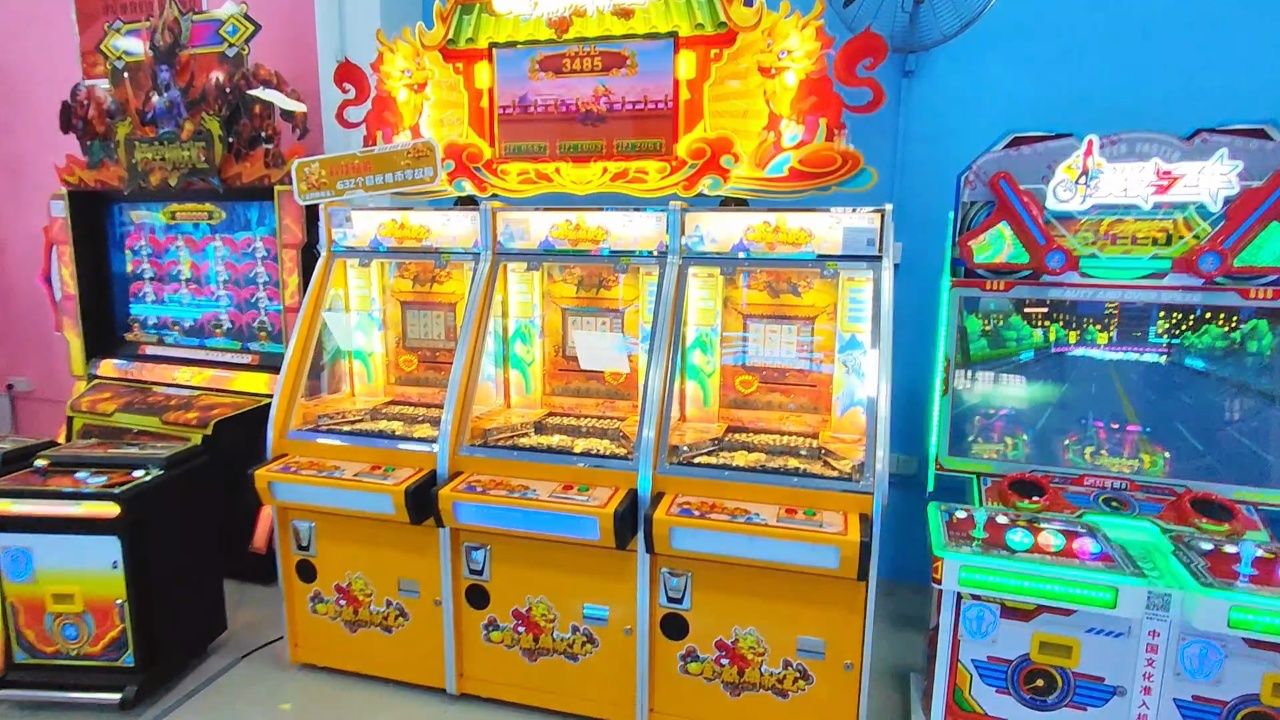 邦杰科技电玩游戏金麒麟献宝推币机虎鹤双形西游王国